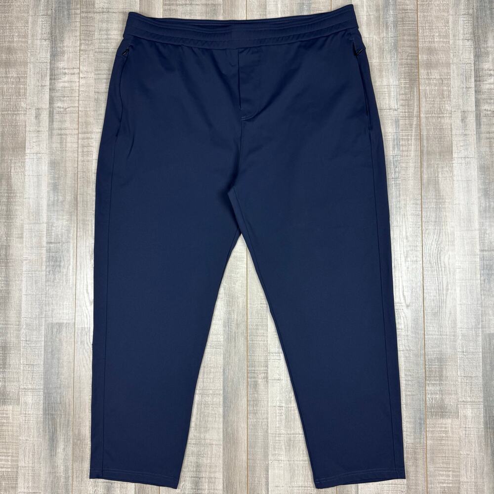 Public Rec Daymaker Golf Pants Men 44x30 Blue Athleisure‎ Casual Zipped *READ